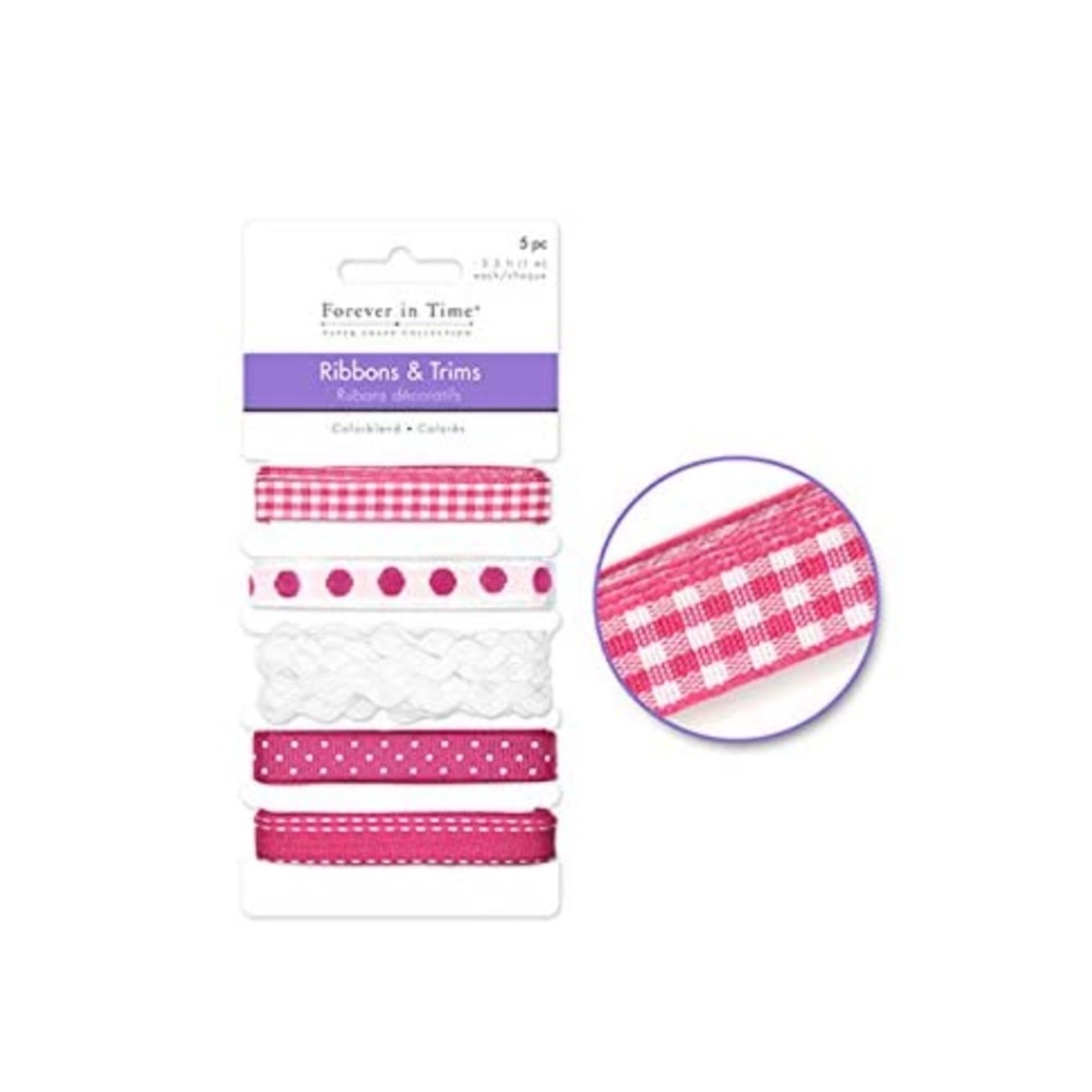 5 Ribbons & Trims - Hot Pink - 1 meter